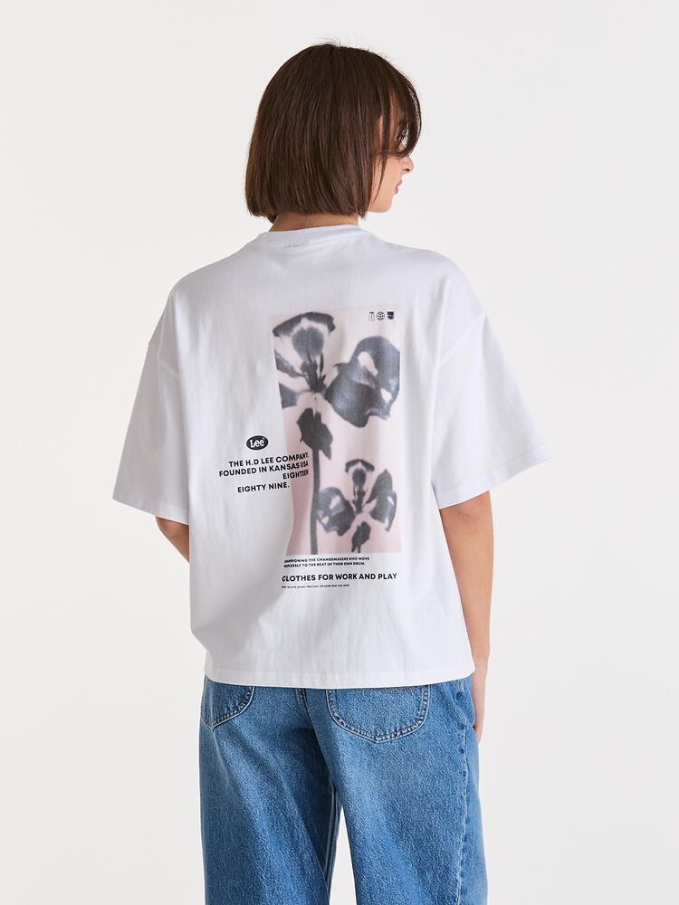 graphic tee, cotton and boxy fit