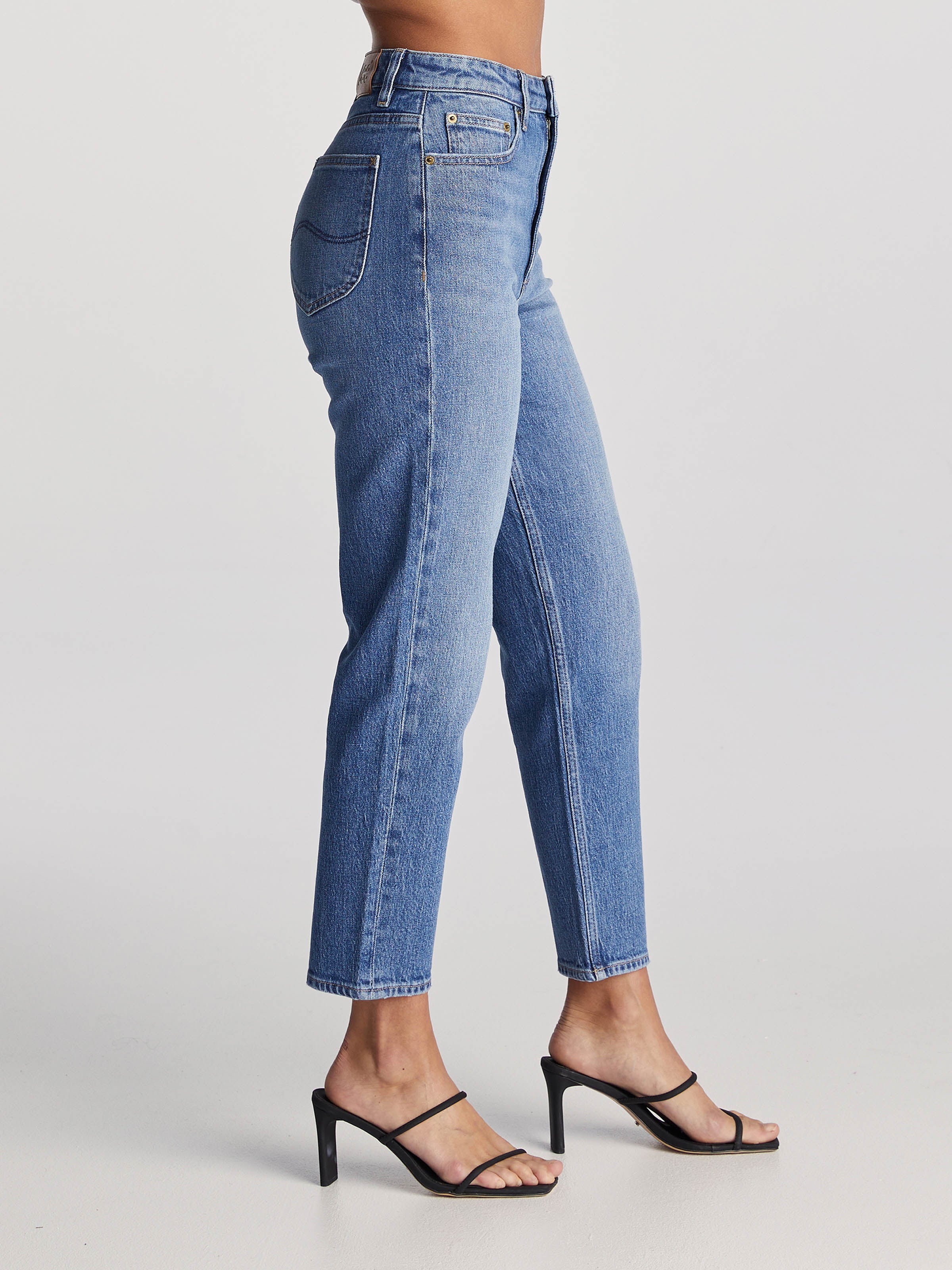 Blue Lee Denim Mum Jeans cut. Available in New Zealand