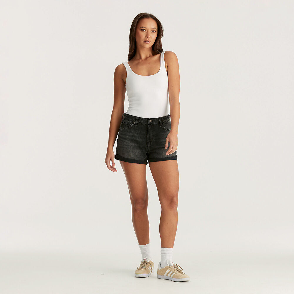 Denim black shors by Riders, relaxed fit