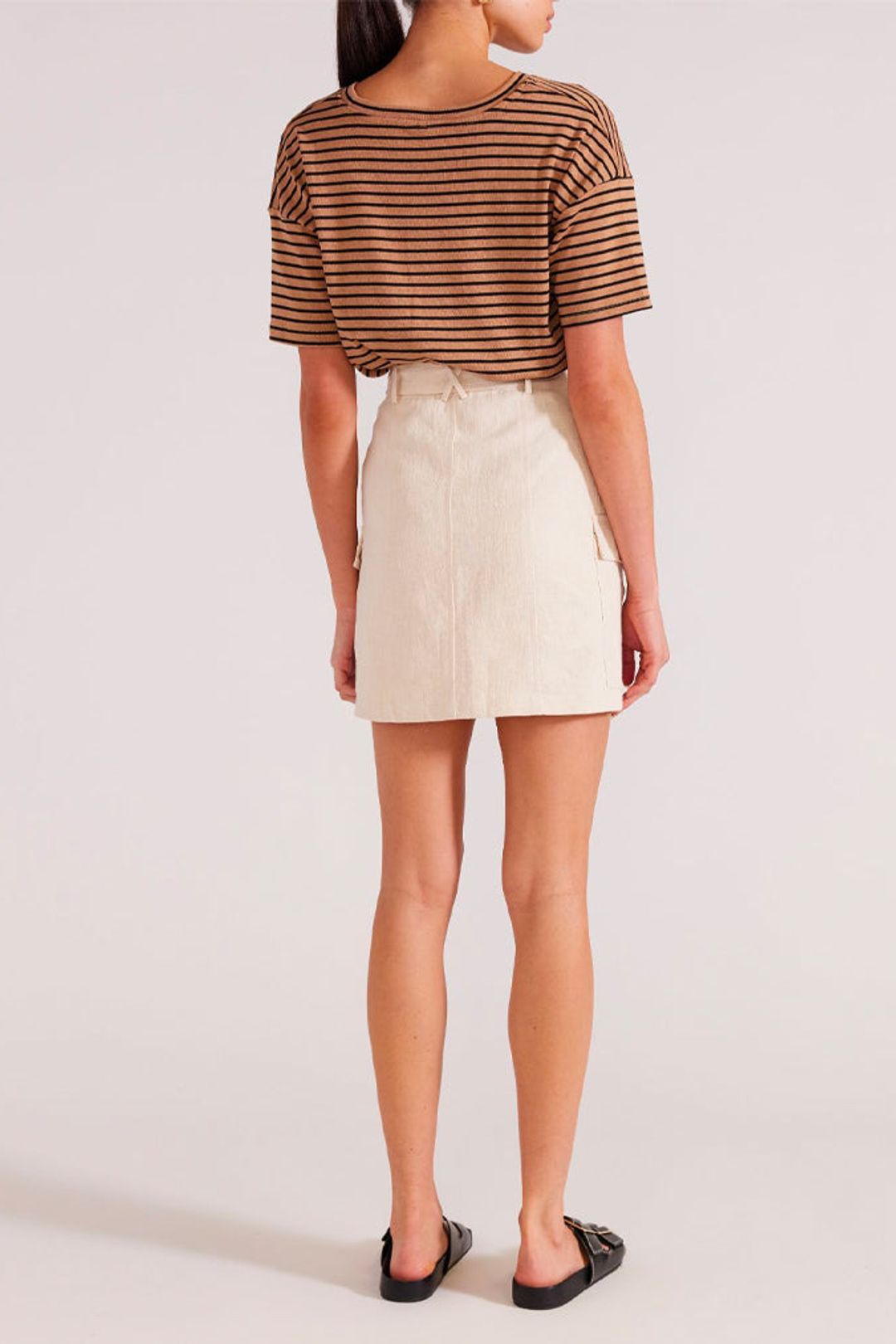 Staple The Label Agnes Boxy Tee with a rounded neckline T-shirt and a drop shoulder, slightly oversized and relaxed fit