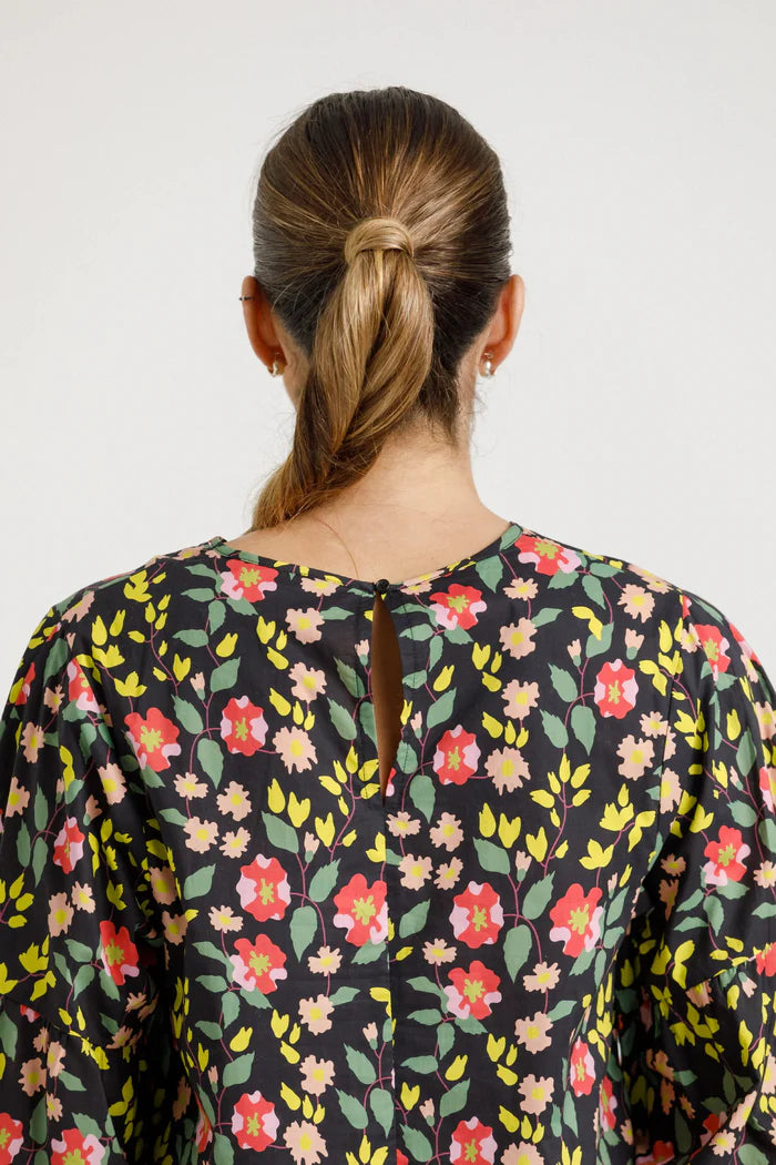 Puff Sleeve Thing Thing dress with pattern New Zealand