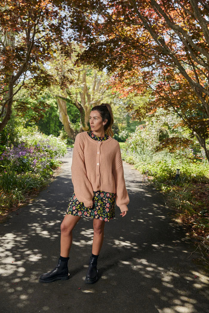 cardigan with texture from thing thing new zealand