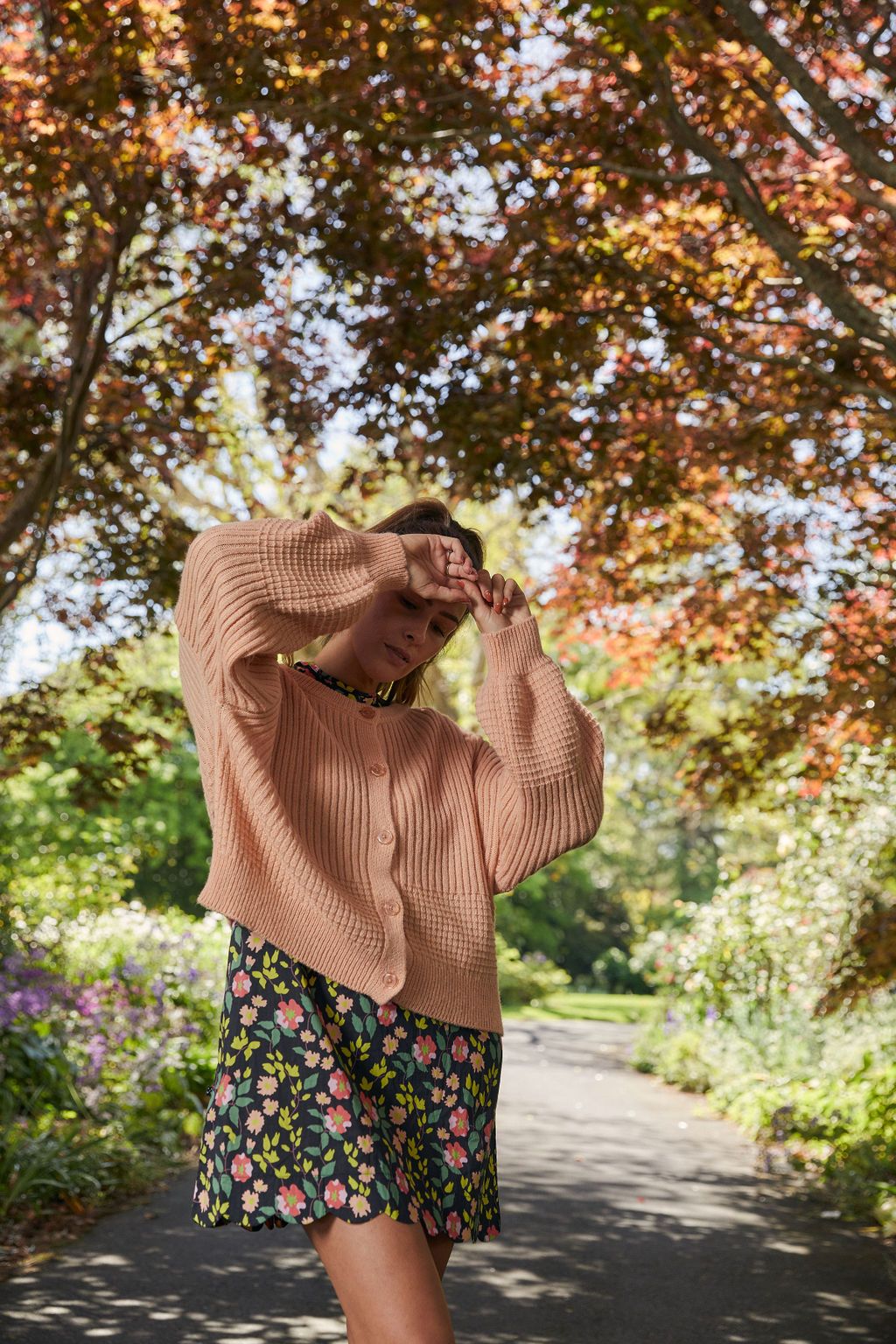 light weight, peach colour knitwear new zealand