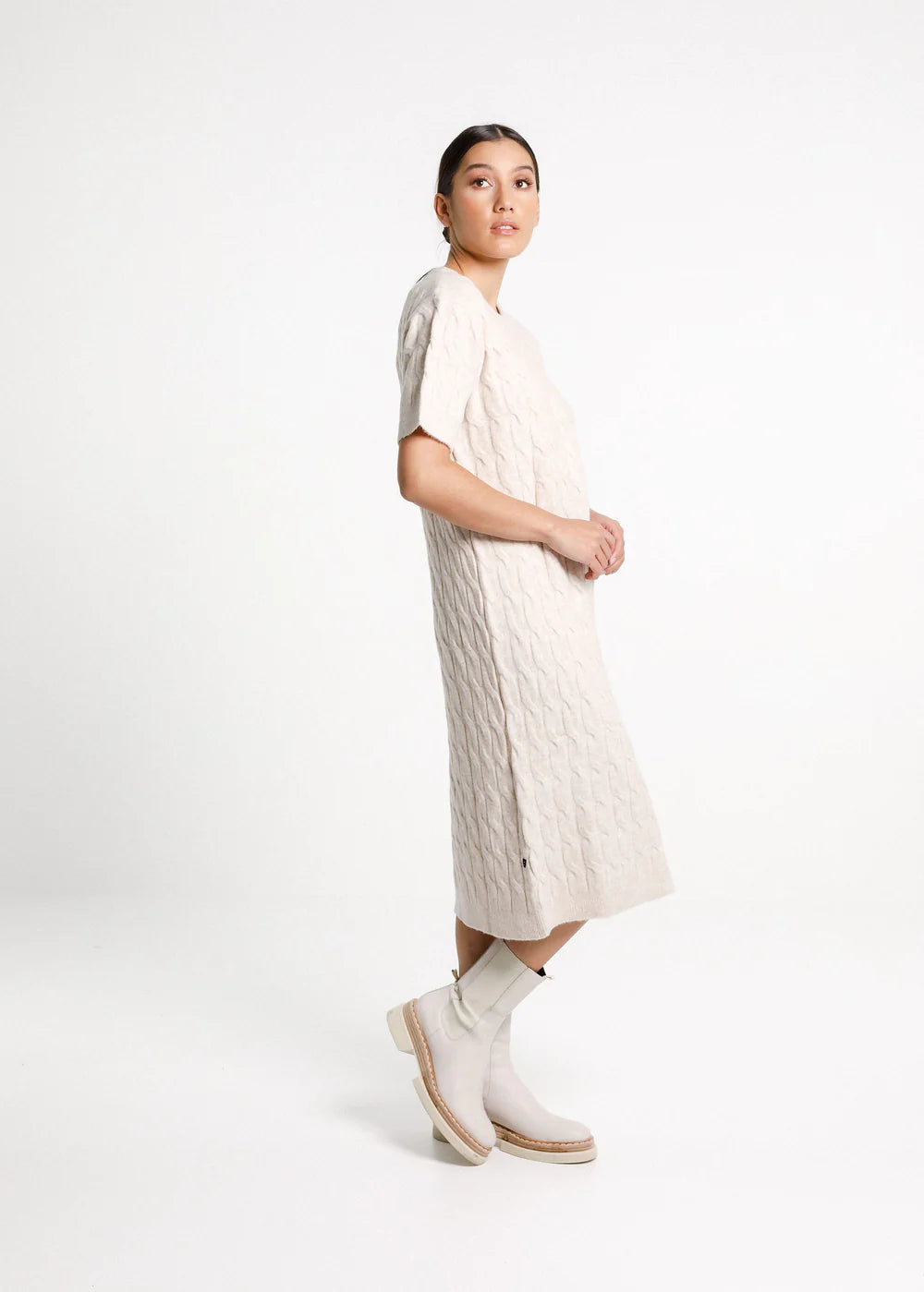Thing Thing serena dress, midi length and wool blend