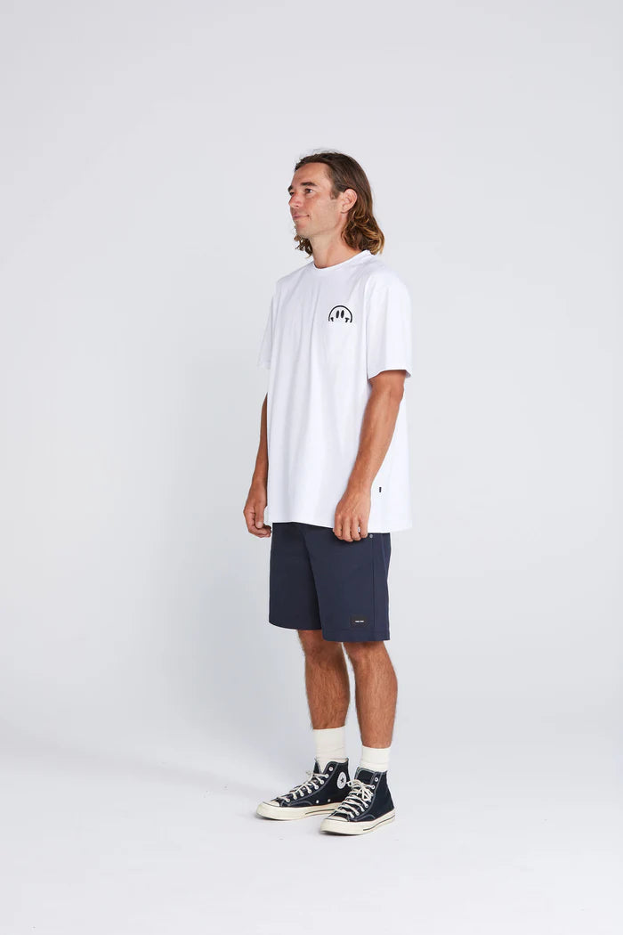 thing thing white, cotton tee with pocket and mens