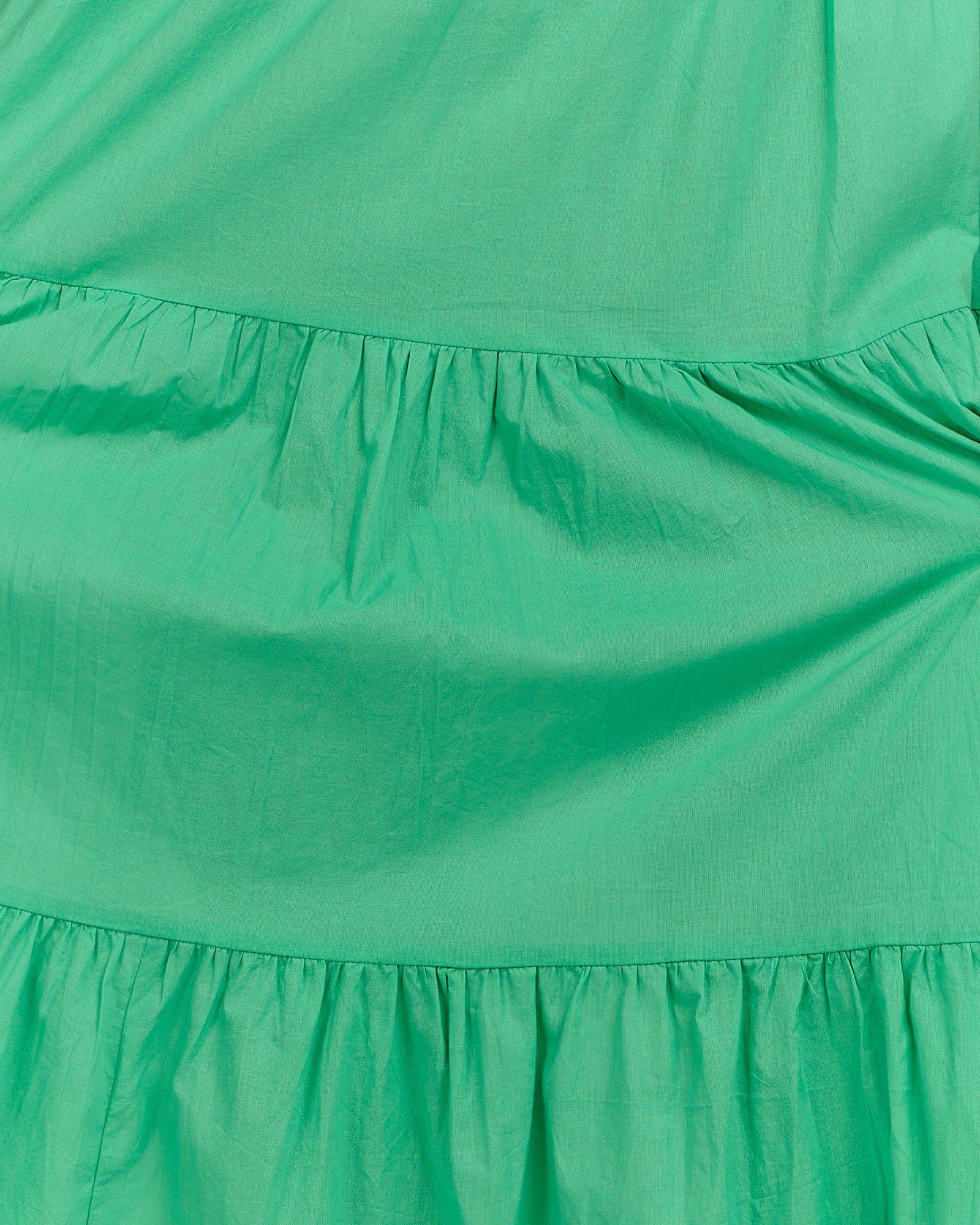 Loose-fit tiered maxi dress
spaghetti straps; straight neckline