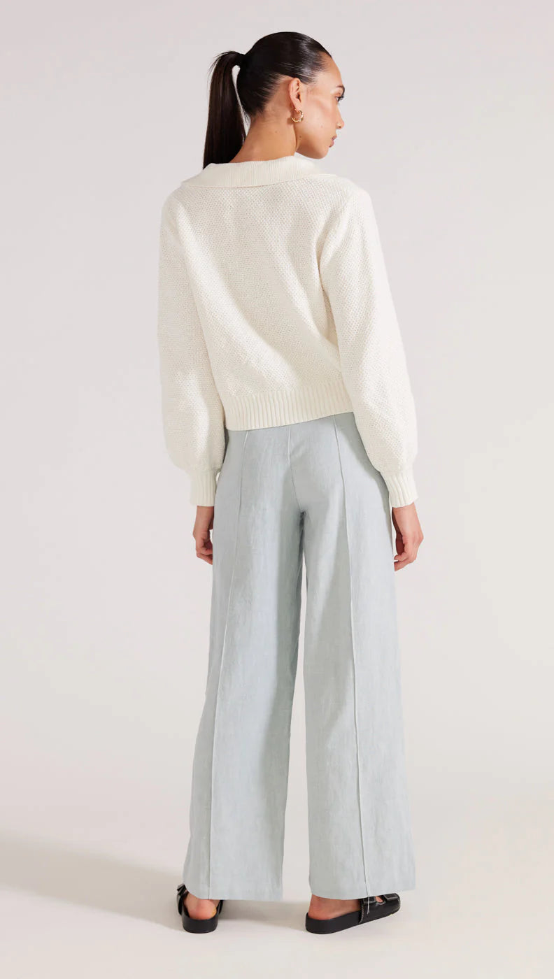 Staple The Label wide leg pants with seems