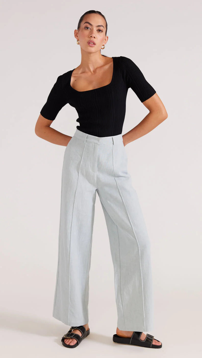 Staple The Label wide leg pants with seems