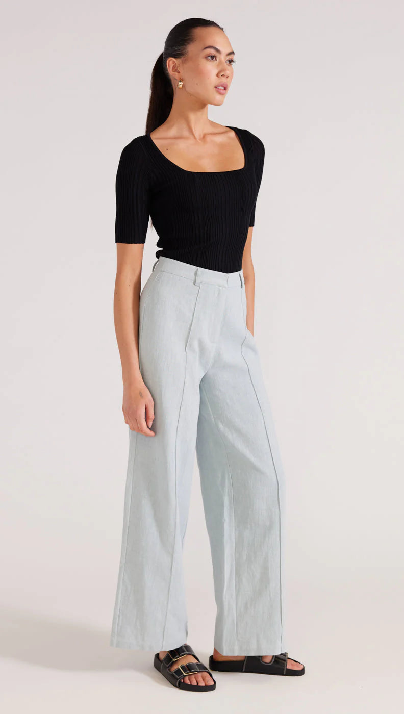 Staple The Label wide leg pants with seems