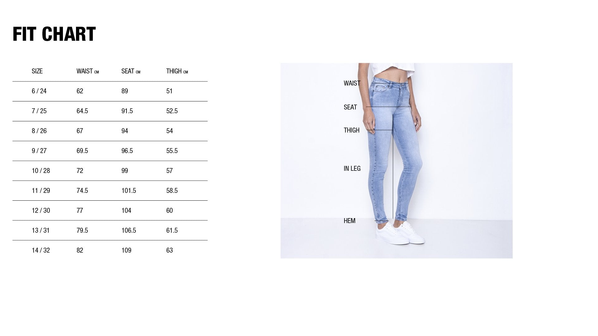 Skyscraper Jeans - White