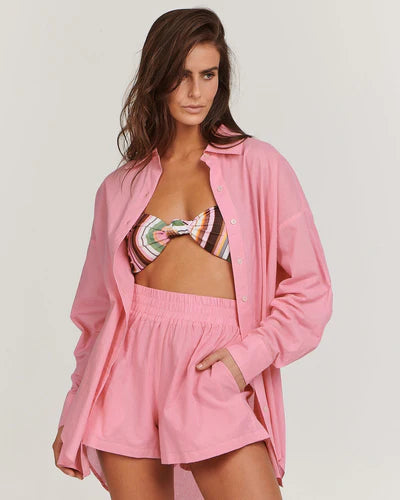 Charlie Holiday casey shorts, high waisted with elastic band waist