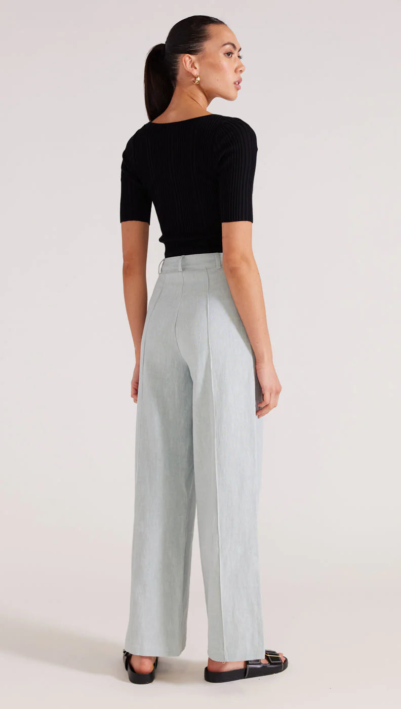 Staple The Label wide leg pants with seems