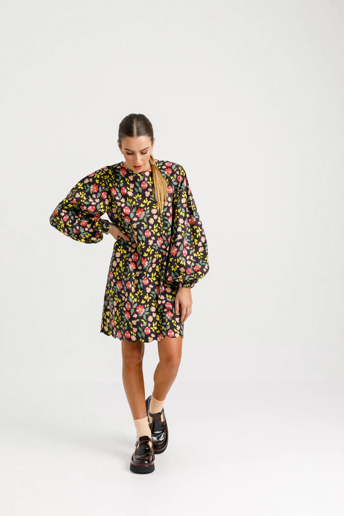 Thing Thing dress with scolloped hem