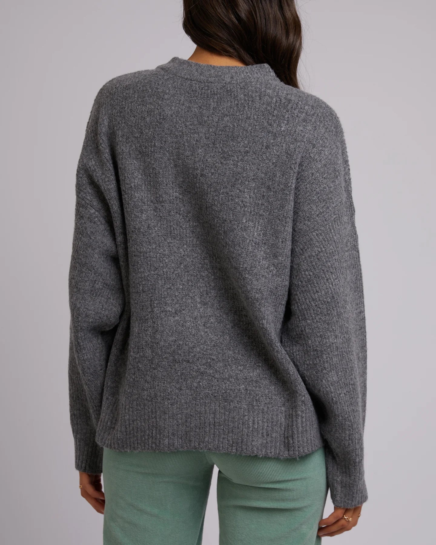 Charcoal grey jumper Kendal for women