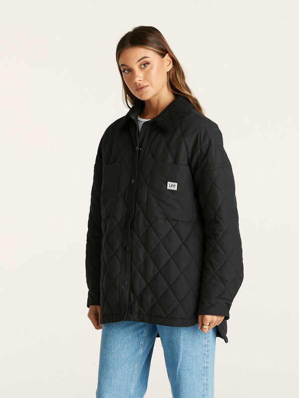 Quinn Quilted Oversized Jacket