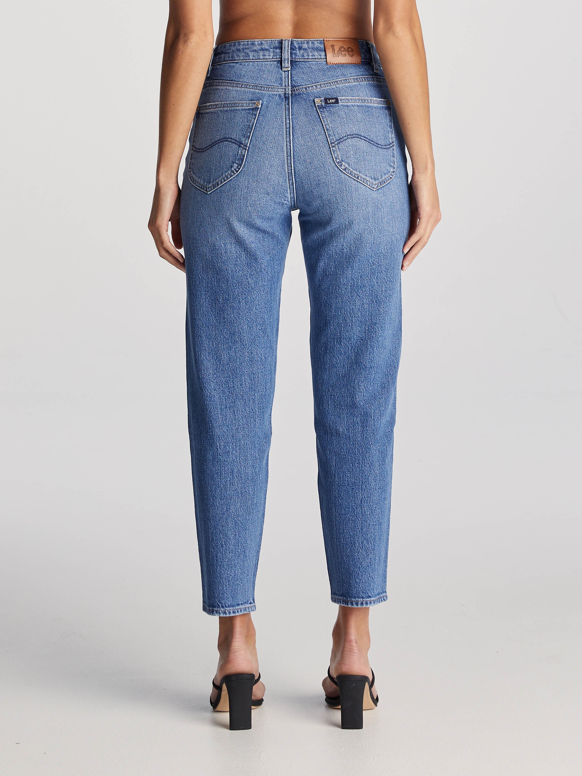 Jeans from Lee Denim, sit high on the waist