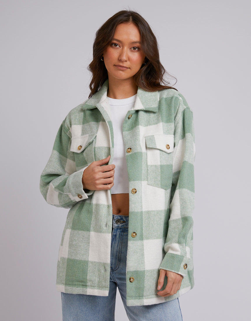 Shacket is a oversized fir with lined sleeves