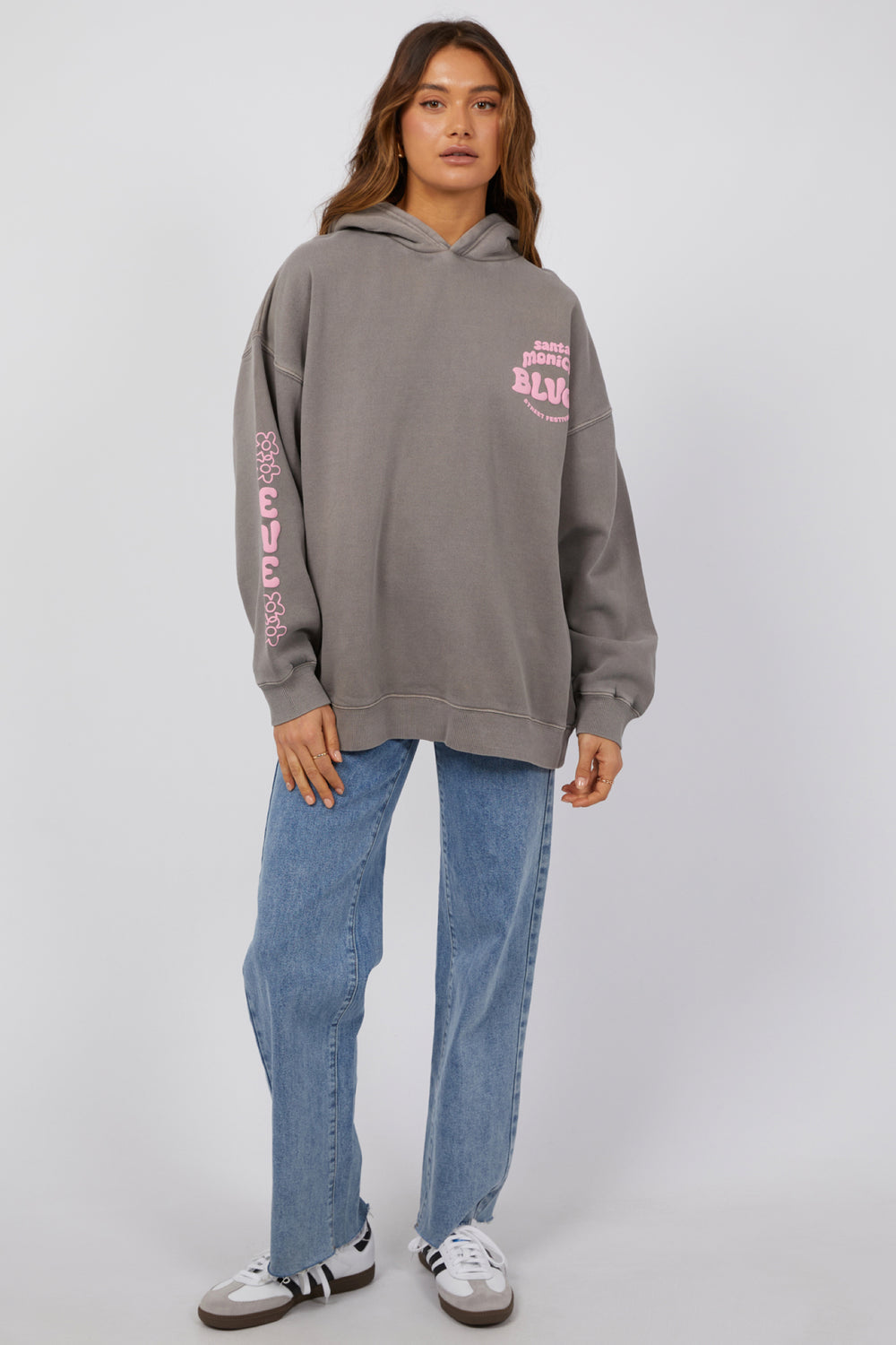 All about Eve sweatshirt, oversized with dropped shoulders and ribbed hm and cuff finishings