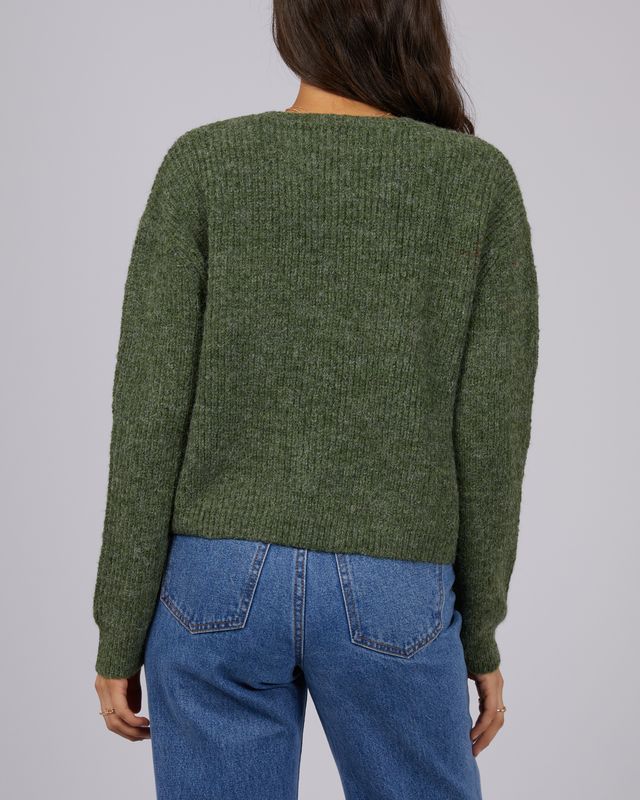 All about eve jumper in colour green