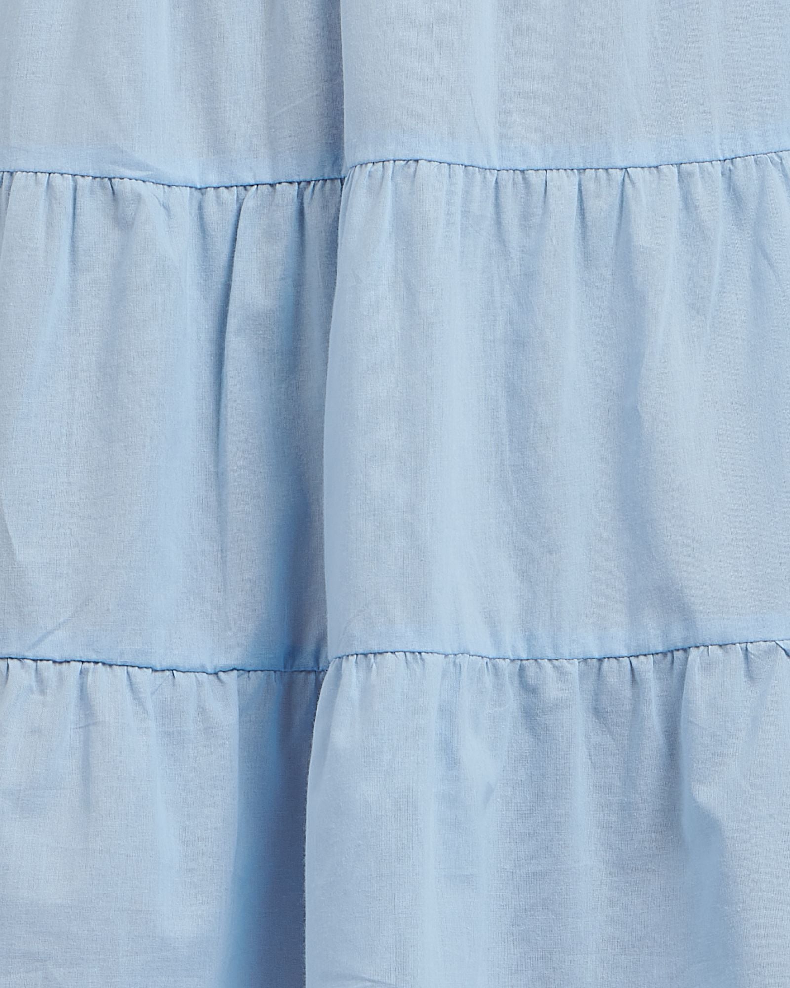 Agatha blue dress from Charlie Holiday is a bohemian style, relaxed summer dress