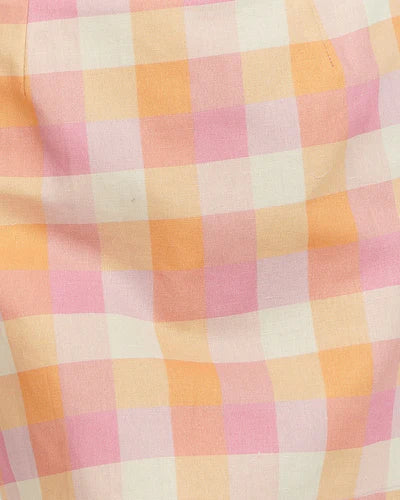 Andrea Mini Skirt from Charlie Holiday is a checkered pattern, summer skirt NZ