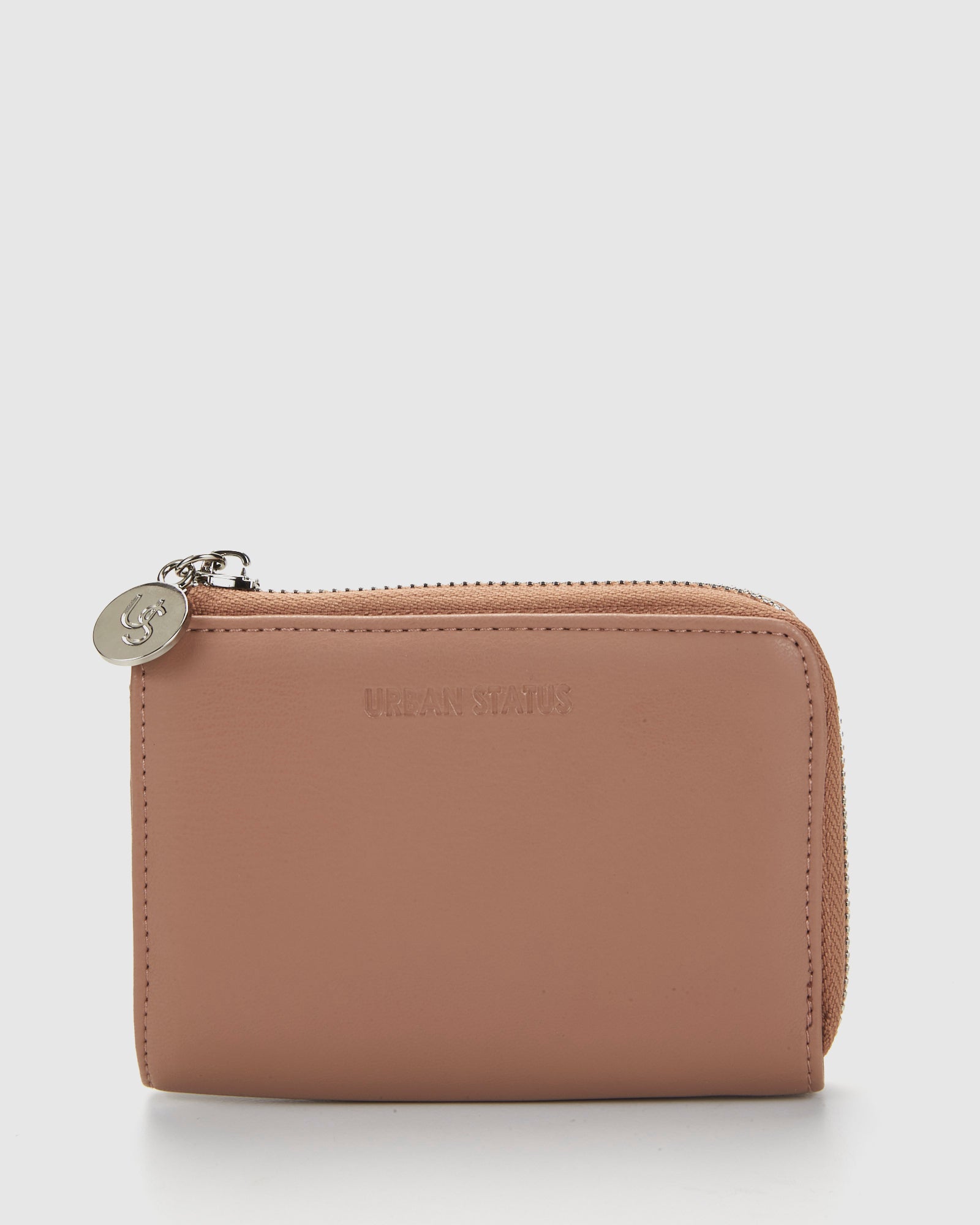 Xavier Wallet Nude, soft with zip New Zealand 