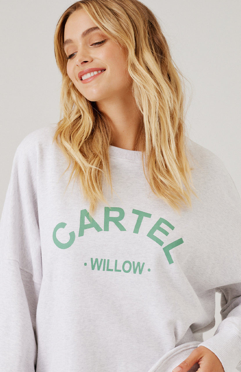 Oversized Piper Sweater from Cartel & Willow is a hip length, relaxed fit cotton sweater. 